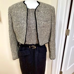 Valentino Miss V sheath dress and jacket